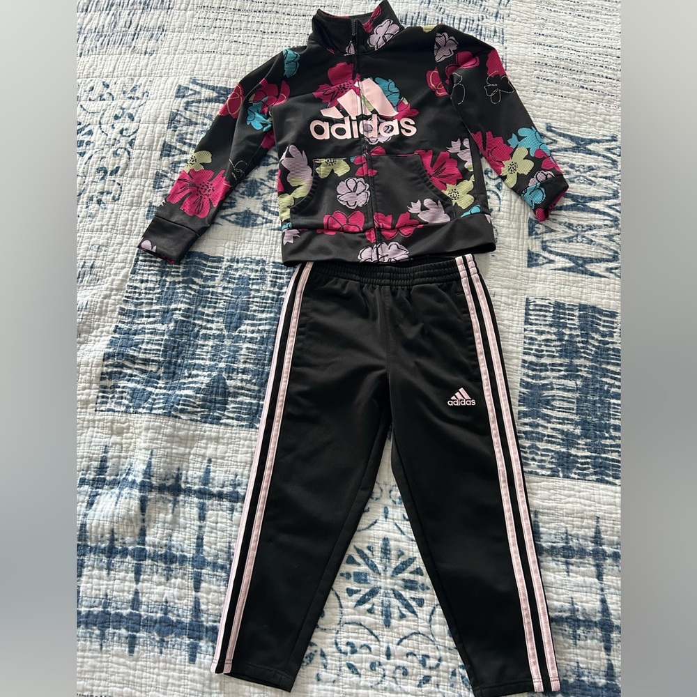 Adidas Black and Pink Set